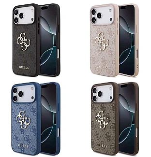قاب Guess گس طرح دار دو لوگو بزرگ Iphone سری 17